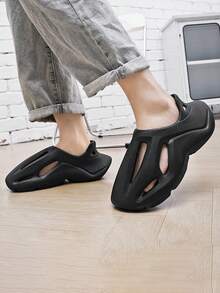 新款户外运动柔软防滑耐磨木屐，休闲款 - 黑色 - 查看 5