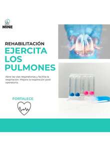 ESPIROMETRO EXHALAR E INHALAR INSPIROMETRO | INCENTIVADOR DE CUATRO BOLAS MEDIDOR DE FLUJO MÁXIMO | EJERCITADOR PULMONAR Y RESPIRATORIO REHABILITACIÓN | LAVABLE E HIGIÉNICO - transparente - Ver 6