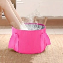 1pc Portable Soak Foot Multifunctional Soak Bag Bucket Foot Bucket Foldable Water Basin Beauty ToolsBody Care For Travel,Sport,Outdoor