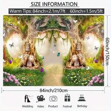 自然風景花園背景綠草花卉公園春季景觀森林攝影背景客廳裝飾 - 卡其色 - 查看 2