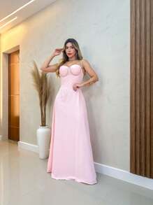 Women Dresses - Màu Hồng baby - Xem 1