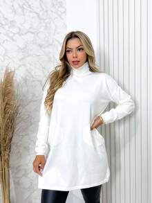 Women Sweaters - 白色 - 查看 3