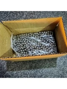 700顆/袋戶外運動彈弓專用實心小鋼球高密度6mm/0.24in戶外遊戲配件彈弓泥球 - 白色 - 查看 5