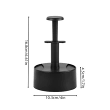 1pc Press-Type Hamburger Meat Patty Maker, Beef Patty Mold Tool, Kitchen Gadget - Black - View 2