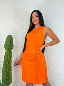 Women Dresses - trái cam - Xem 1