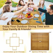 Mesas de comedor al aire libre