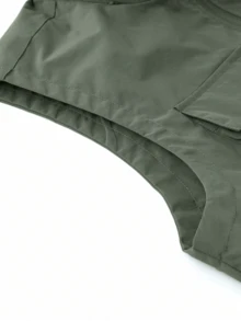 Men's Casual Fishing Vest Jacket With Comfortable, Warm, Breathable, Mult-Pocket Design, Windproof & Water Repellent, For Outdoor Activities - Army Green - View 4