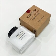 VERONNI 啞光整理彩妝鬆動定妝粉,持久覆蓋控油臉部化妝整理粉末狀粉餅 - 101 Pearl White - 查看 8