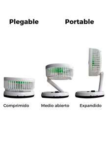 Ventilador Portátil Recargable USB  Tpo C ,Ventilador De Escritorio, Altamente Resistente, Varios Colores. - Multicolor - Ver 10