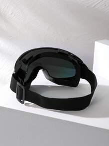 1 Piece Men's Litmus Protective Goggles With Large Frame Windproof And Eye Protection, Suitable For Outdoor Skiing, Cycling, Sports Climbing, Hiking And Traveling GOGLES