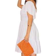 Women Dresses - 白色 - 查看 2