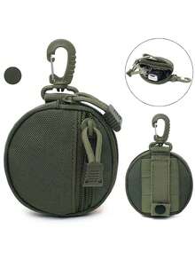 1pc High-Performance Tactical Waist Bag With Anti-Theft Buckle, Anti-Theft Strap, Waterproof & Breathable, Compact & Convenient For Cycling, Climbing, Traveling, And Outdoor Activities - Army Green - View 5