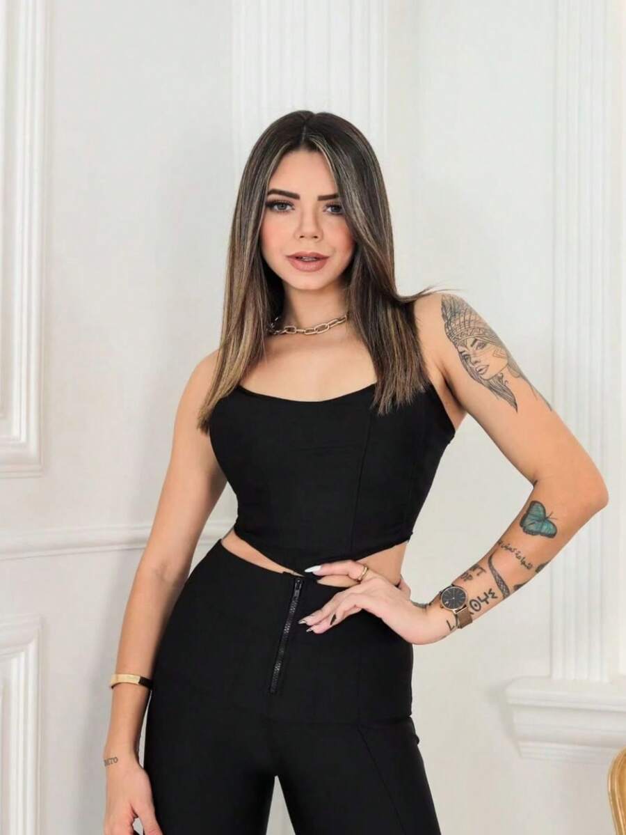 Women Tops - màu đen - Xem 1