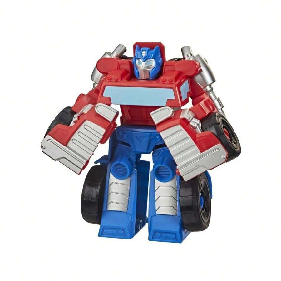 Transformers Playskool Heroes Rescue Bots Academy Optimus Prime 4.5" Inch Action Figure Toy - Multicolor - View 1