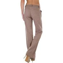 ToBeInStyle Women's Linen Boot Cut Dress Pants - Thạch Thạch - Mocha - Xem 2