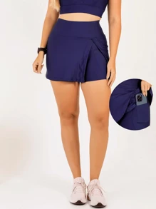 The Start Women Sports Shorts - Màu xanh hải quân - Xem 2