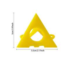 Pyramid Paint Stand, Cone Paint Stand, Canvas Door Upright Pipe Support, Paint Stand, Elevated Paint Stand - Yellow - View 3