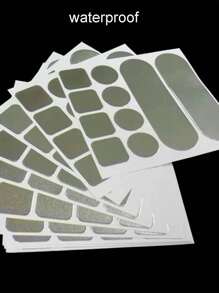 Pot And Leak Repairing Patch, Aluminum Foil Sticker, High Temperature Resistant Patch, Stainless Steel Pot Bottom With Hole, Flame Resistant Plastic Basin Patch, Etc. - Silver - View 3