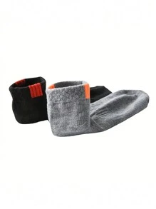 Sports Outdoor 5pairs Solid Color Breathable Sports Socks, Comfortable For Spring And Summer