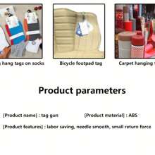 1006PCS Clothing Label Machine 1000 Barbs 5 Needles Clothes Garment Price Tags Gun Marking DIY Apparel Tagging Guns - Multicolor - View 7