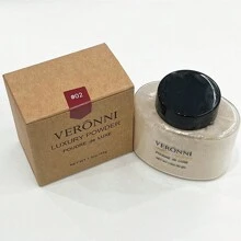 VERONNI 啞光整理彩妝鬆動定妝粉,持久覆蓋控油臉部化妝整理粉末狀粉餅 - 102 Natural - 查看 13