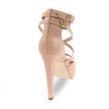 Women Heeled Sandals - 米色 - 查看 5