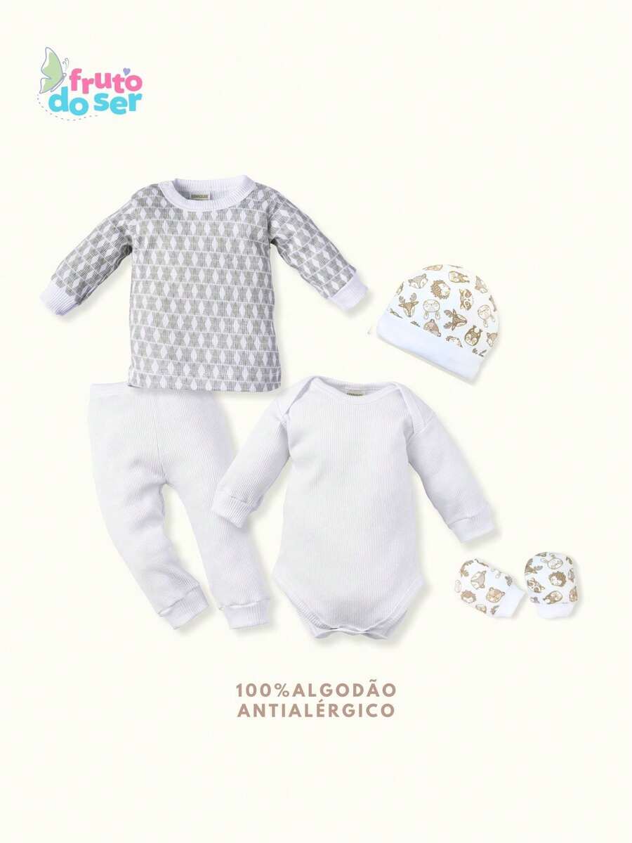 Baby Girls Sets - 淺灰色 - 查看 1