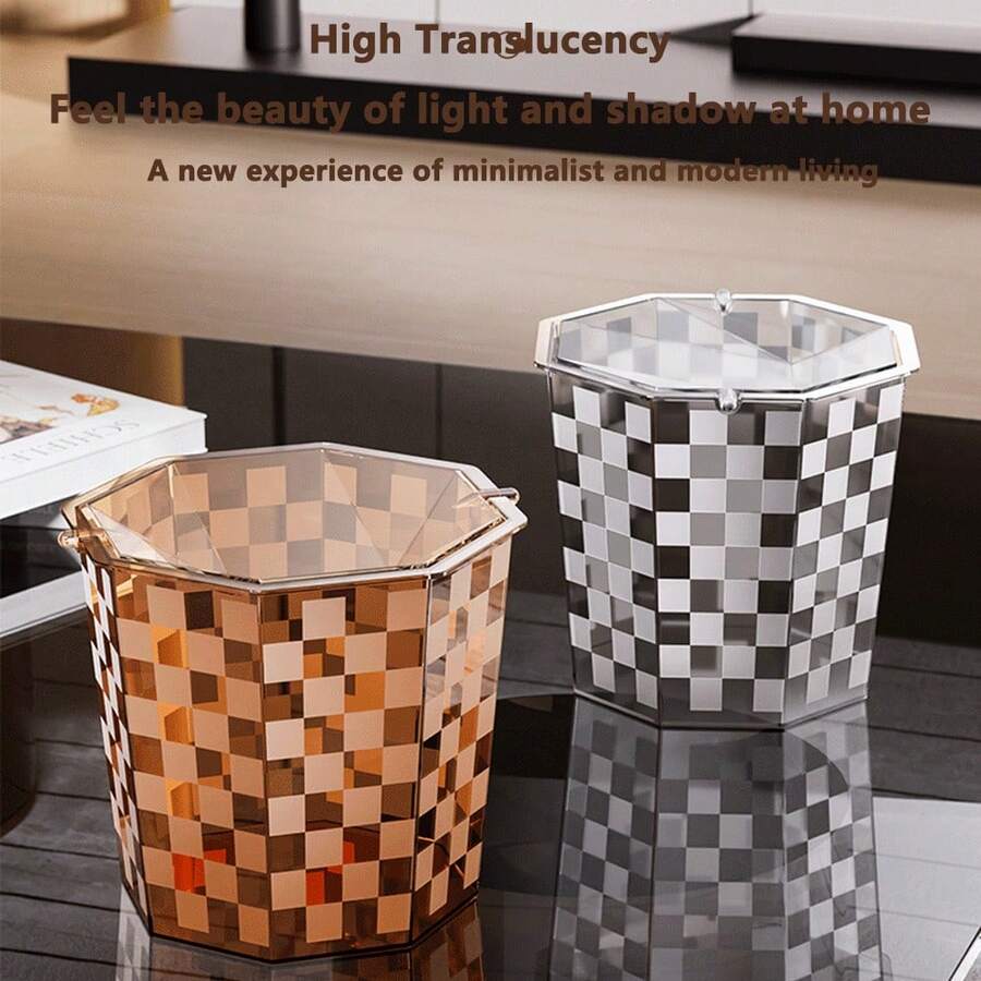 1 Miếng Mini Thùng rác Với Nắp Cho máy tính để bàn , Phòng ngủ , Chế tạo Của Thú cưng Có sẵn In Nhiều Hoàn hảo Đối với Giữ Nhỏ bé Rác Hoặc Đồ ăn nhẹ - Nhiều màu - Xem 1