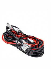 Kit De Arnés De Luz Led Para Barra De Luces Fuera De Carretera, Control De Interruptor Impermeable Con Relé De 12v Y 300w Y Conexión Para 1 A 4 Luces Led - Negro - Ver 10