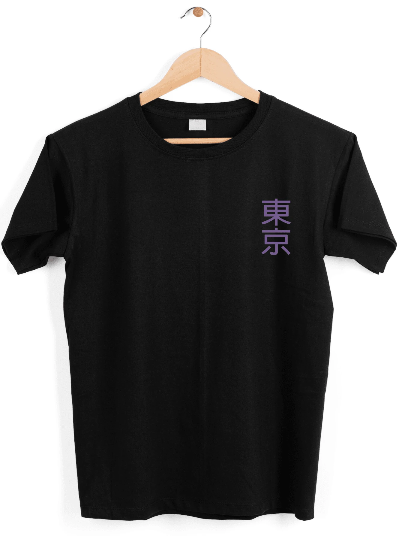 Men T-Shirts - 黑色 - 查看 1