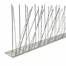 10包鳥釘不銹鋼防鴿器總長3.3m / 10.83ft防鳥驅逐劑抗攀爬安全牆圍欄,遠離屋頂窗台騷擾器,驅趕烏鴉遠離,適用於門廊