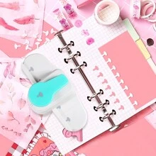 Mushroom Hole Punch Coil Binder Punch Embosser Flower Punch Hole Punch Paper Punches Punchers Cutter Paper Cutter Cutter Craft Punch Disc Planner Puncher Daily Portable Office Student Folder Planner Loose Leaf Punch