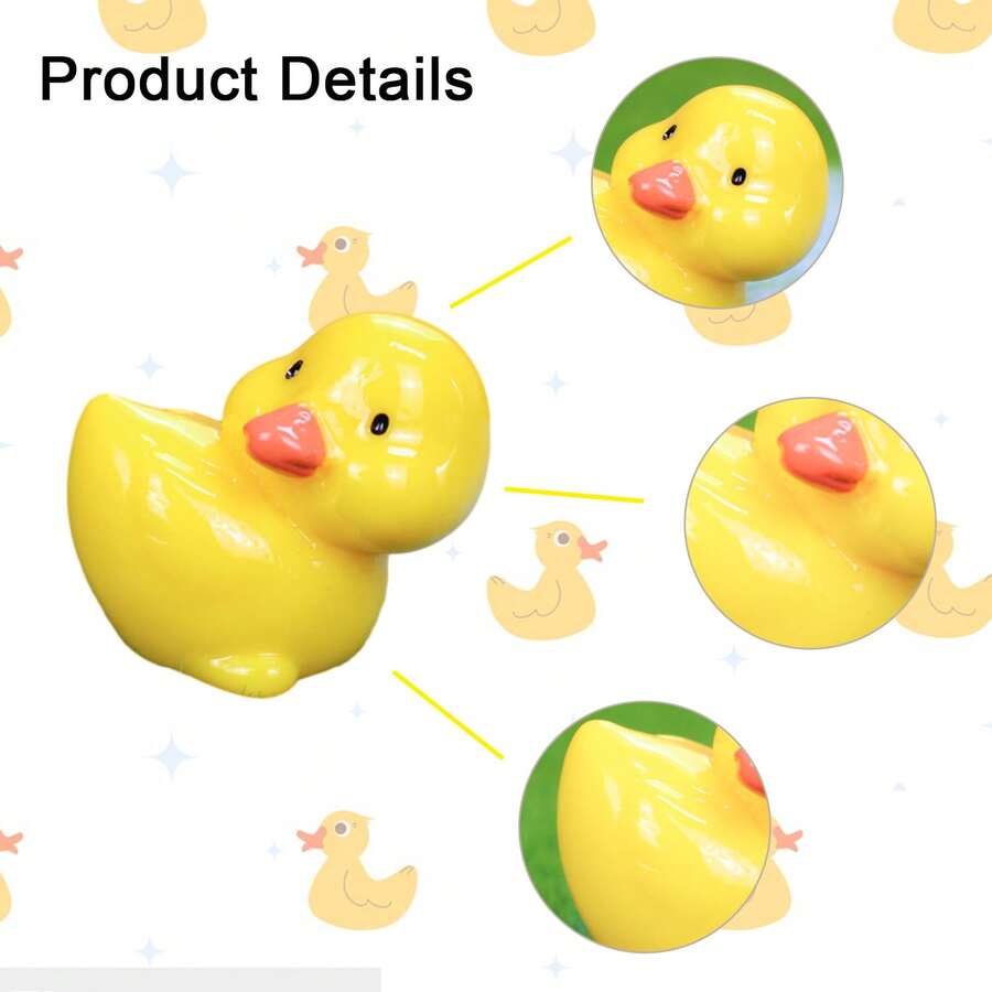 16pcs/Set Mini Duck Decoration, Cute Decorative Object For Home Decor