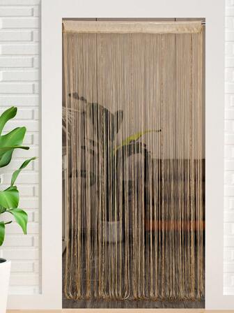 1 Pieza Panel De Cortina De Cuerda Con Cuentas Para La Decoración Del Dormitorio, Sala De Estar, Hotel, Boda Y Entrada