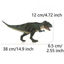 [Tem certificado infantil] Brinquedo modelo de dinossauro realista, estatueta de animal selvagem, brinquedo sensorial e presente de festa, adequado para decoração de quarto de crianças ou meninas e meninos