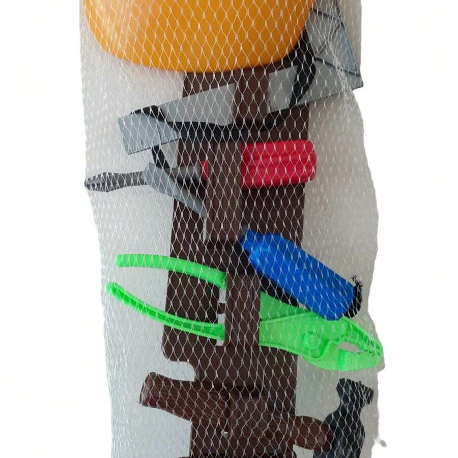 casco y cinturon de herramientas para niños juguete didactico