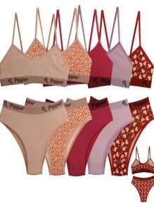 Teen Girls Underwear - 淺藍色 - 查看 1