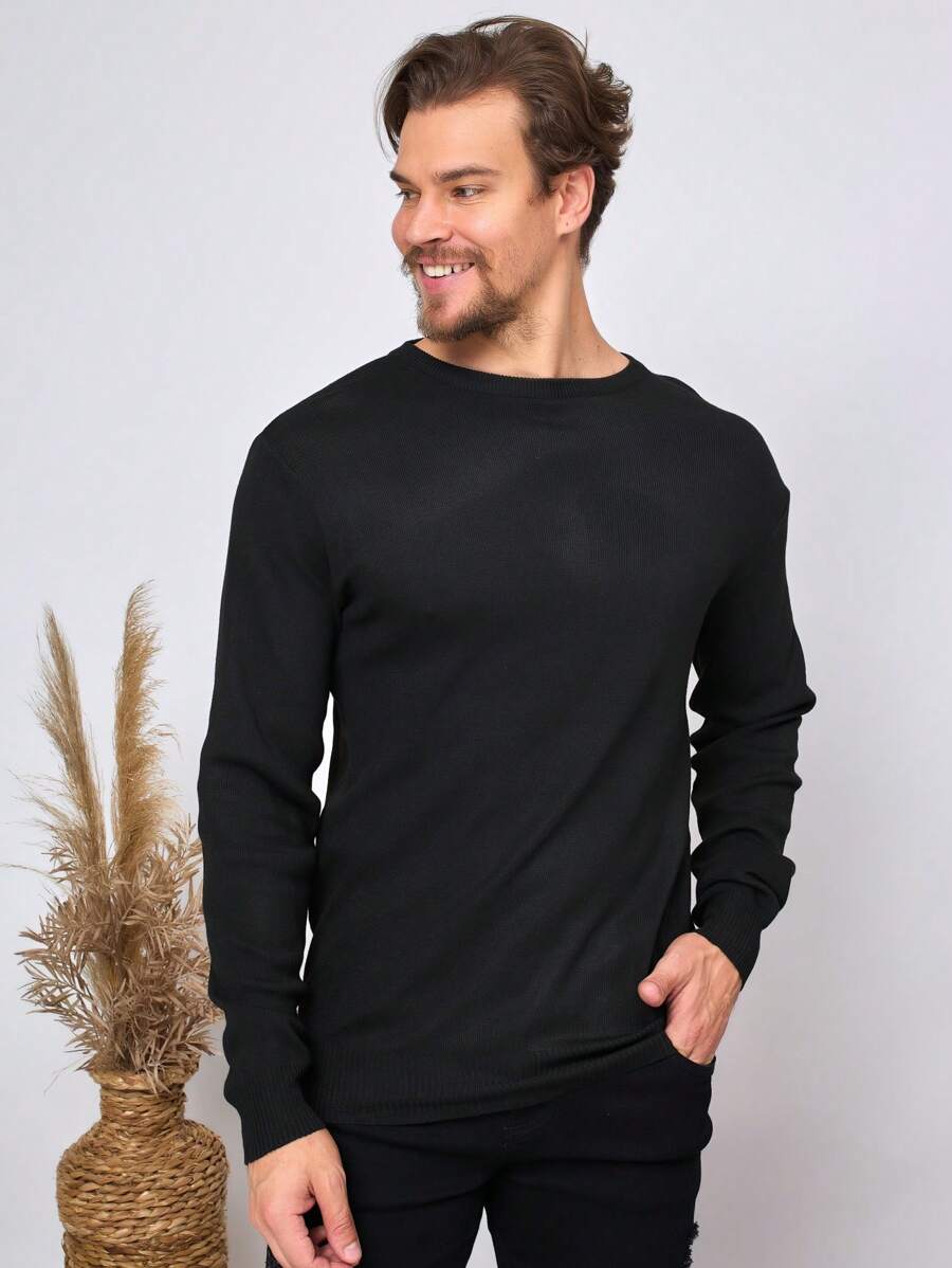 Men Sweaters - Black - View 1