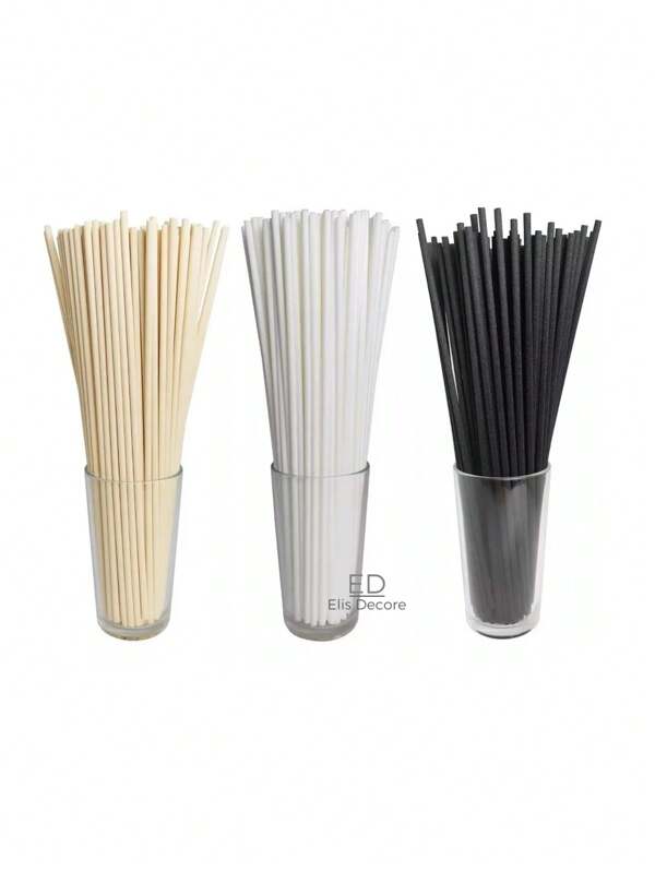 10 Varetas Fibra De Algodão 25cm Para Difusor Aromatizador