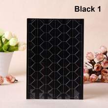 10 DIY Đầy màu sắc Hình chụp Góc Giấy sổ lưu niệm Album ảnh Khung trang trí Hình ảnh Đồ trang trí PVC Hình dán - màu đen - Xem 3