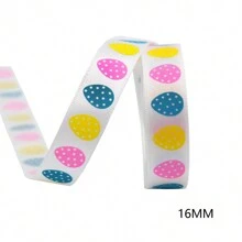 5 Kích thước lễ Phục sinh Ruy băng Sa tanh Sọc , Nơ Mũ lưỡi trai Phụ kiện Quà tặng tiệc Bọc DIY Thủ công - Nhiều màu - Xem 5