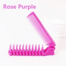 便携式旅行梳子，可折叠口袋梳，双头防静电梳，适用于日常头发和胡须造型。这款梳子是理发店、美容院、旅行必备、返校季、度假旅行的理想之选。它也是女士美发配件、发刷、发梳、边缘梳、解结梳、美发产品、美发工具、护发用品、卷发梳、理发师、美发设备、旅行必备、发型、美发、发刷、背梳、造型梳、卷发梳、边缘梳、发梳、梳发、发梳套装、梳发、卷发梳、解结梳、女士发梳、头发、旅行、美发产品、美发工具、护发用品、理发师、理发师配件、理发店、美发设备等的必备之选。