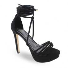 MODARPE Women Heeled Sandals - 黑色 - 查看 2