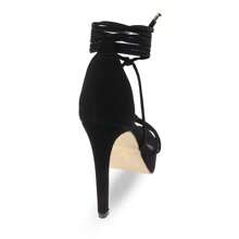 MODARPE Women Heeled Sandals - 黑色 - 查看 6