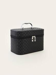 Medium-Size Black Home Storage Makeup Box - Black - View 4