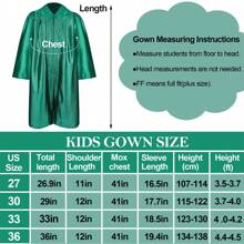 Kindergarten Graduation Gown  Cap Tassel Set 2024 With Charms Graduation Sash For Kid Preschool Kindergarten - Army Green - View 3