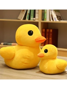 Juguetes de peluche grandes y acogedores con patos amarillos en 2 tamaños, muñecas de pato suaves, animales de peluche de dibujos animados lindos, regalos de cumpleaños perfectos para niños y bebés, regalos festivos, decoración del hogar, regalos de Navidad - Amarillo - Ver 13