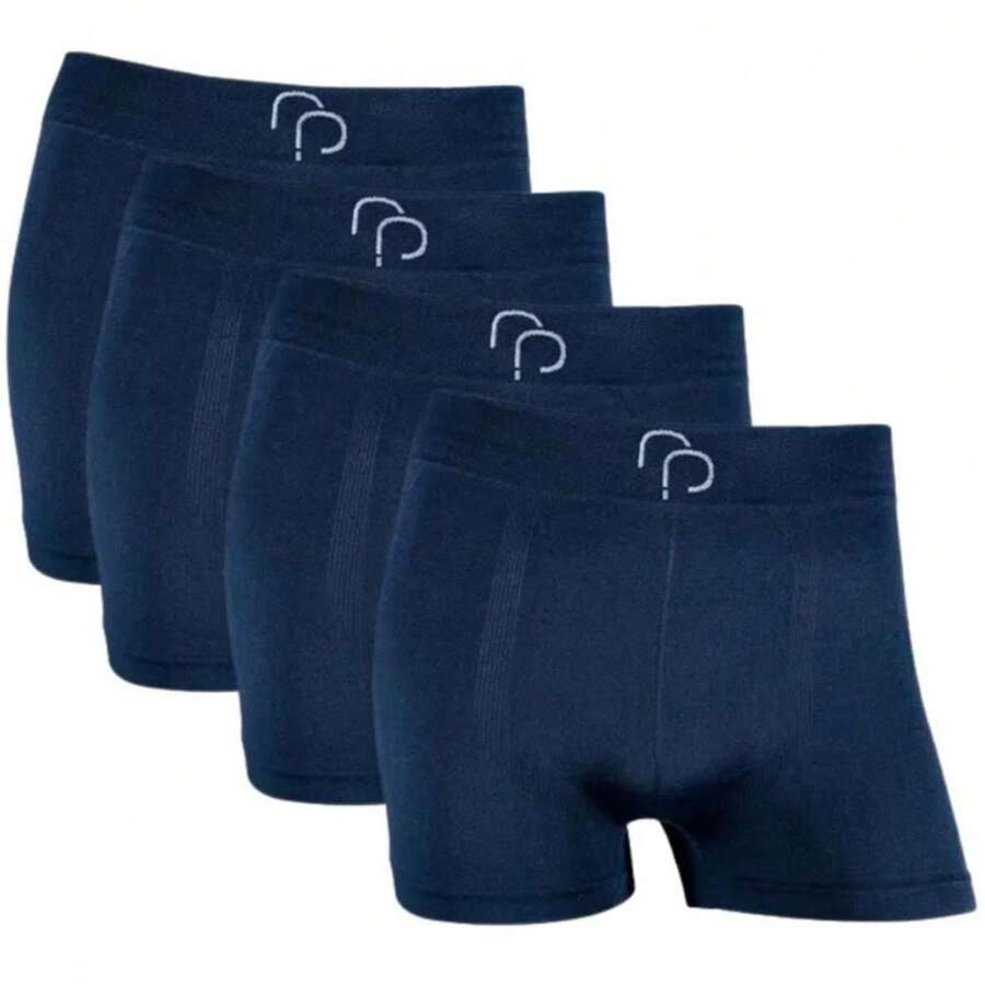 Men Boxers - Navy Blue - View 1