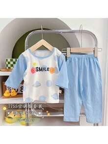 Baby Girls Sets - Màu xanh lam - Xem 1