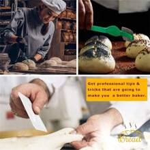 1入組酵母發酵套裝,包括專業和家用麵包發酵筐、橢圓形酸麵團烘焙工具、發酵藤編籃、鄉村風格大容量儲物籃和麵團烘焙工具 - 彩色 - 查看 4